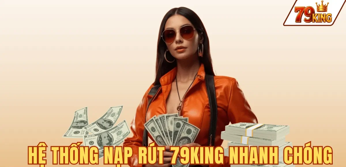 Nạp rút 79KING Hệ thống nạp rút 79KING Auto Banking qua ngân hàng, ví điện tử và USDT TRC20